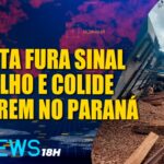 Bombeiros usam tirolesa para resgatar 16 pessoas de trilha no Litoral do Paraná