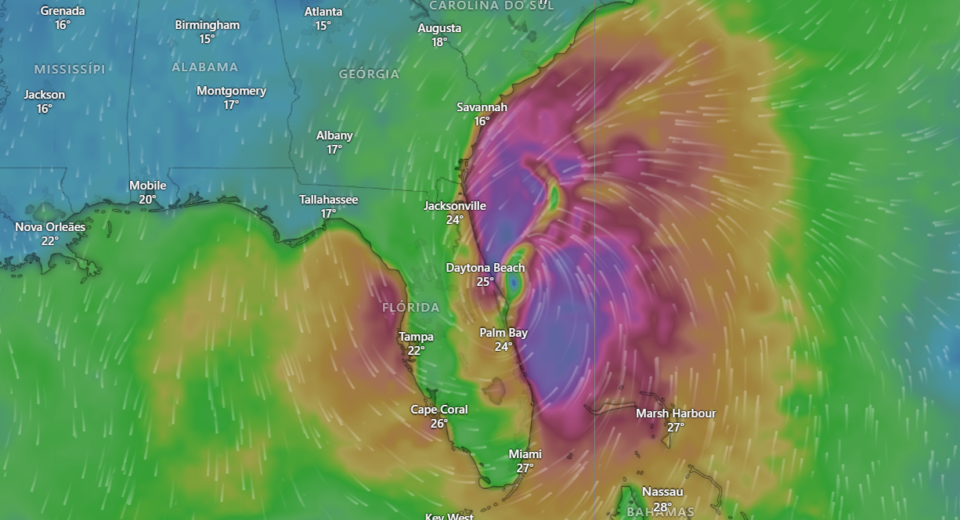 Reprodução: Windy.com