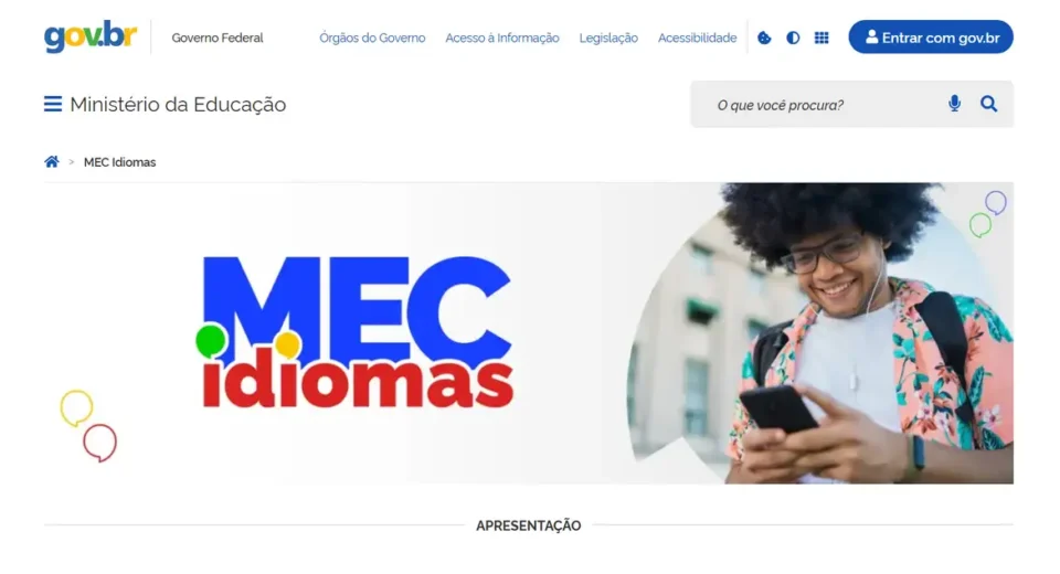 Divulgação: MEC
