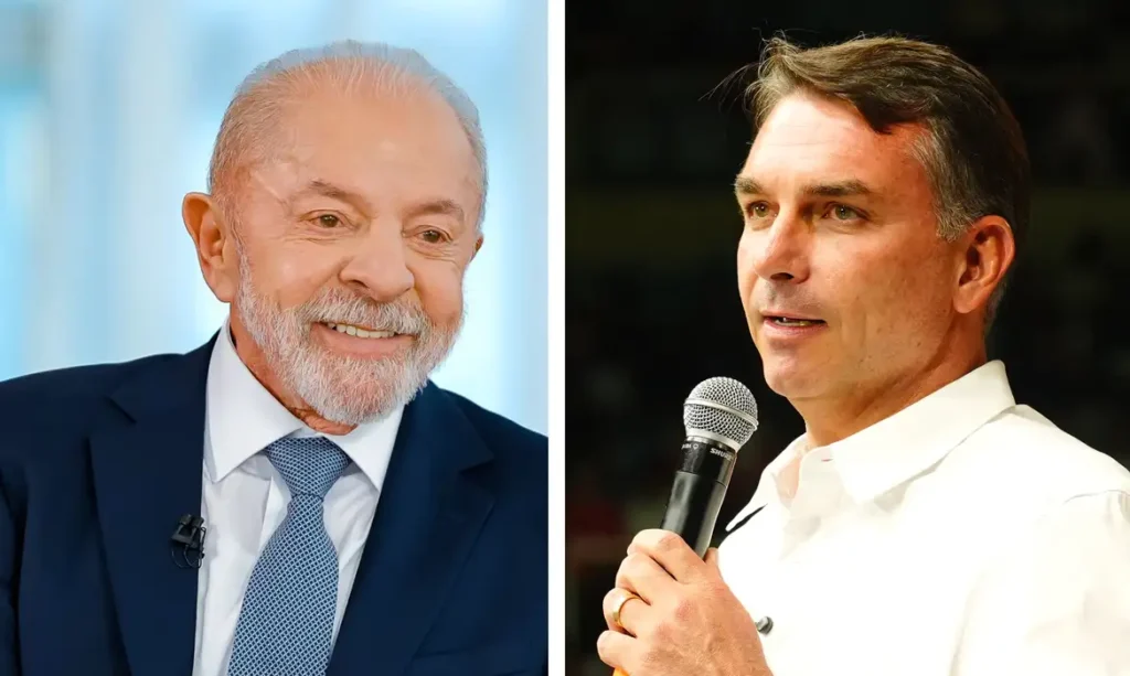 © Lula Oficial e Charles Vieira/Campanha Flávio Bolsonaro