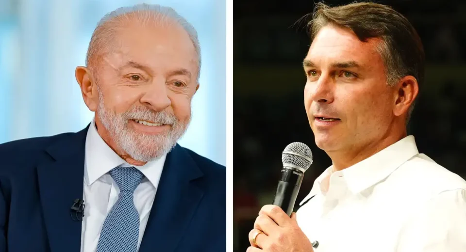 © Lula Oficial e Charles Vieira/Campanha Flávio Bolsonaro