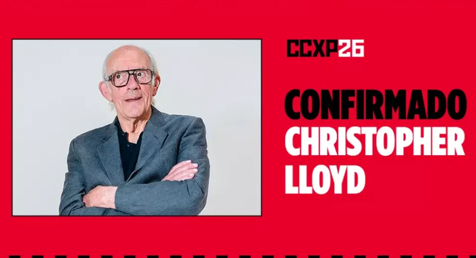 Créditos da imagem: Christopher Lloyd é confirmado na CCXP26 (Divulgação)