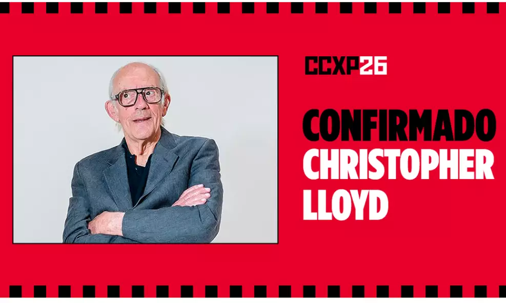 Créditos da imagem: Christopher Lloyd é confirmado na CCXP26 (Divulgação)